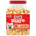 Milk-Bone MaroSnacks Small Dog Treats with Real Bone Marrow, 40 Oz. Canister | Dog treats with 12% protein Beef 2.5 Pound (Pack of 1)