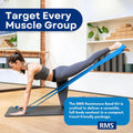 RMS Resistance Bands for Working Out, Physical Therapy, Yoga & Pilates