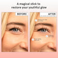 Grace & Stella under Eye Brightener Balm Stick - Caffeine Eye Cream for Dark Circles, Puffiness, Wrinkles - Moisturizer Stick with Niacinamide,