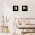 3x3 Picture Frame Black for Tabletop or Wall Hanging, Strudy and Lightweight 3 x 3 Frame, Wall Gallery Photo Frame with Shatter Resistant