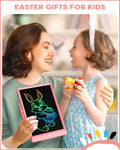 Bravokids 10 Inch LCD Writing Tablet for 3-8 Year Olds - Electronic Drawing Pad and Doodle Board as Educational Birthday Gifts for Girls and Boys