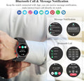 Popglory Smart Watch, 1.43''AMOLED 45mm Military Smartwatch Men Women Answer/Make Call, Digital Fitness Watch, 110+ Sports, Blood Pressure, Heart