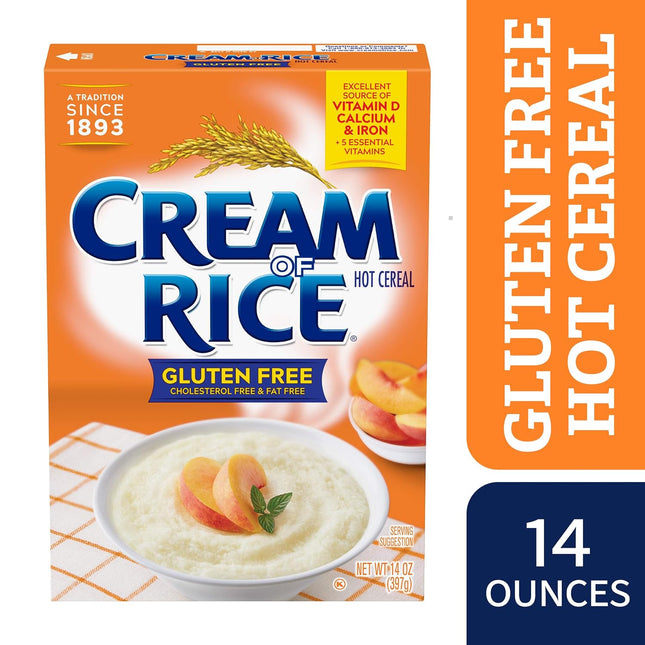 Cream of Rice Gluten Free Hot Cereal, 14 Ounce rice 14 Ounce (Pack of 1)