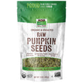 NOW Foods, Organic Pumpkin Seeds, Raw and Unsalted, Excellent Source of Protein and Iron, Certified Non-GMO, Keto-Friendly Snack, 12-Ounce