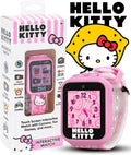 Hello Kitty Kids Smartwatch - Interactive Touchscreen with 10 Watch Faces, Camera, Games, Alarm, Step Tracker & More - Fun Gift for Girls with