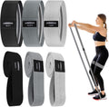 Fabric Resistance Bands for Working Out, 3 and 4 Levels Booty Bands Long Resistance Bands for Women and Men | Elastic Bands for Exercise Bands