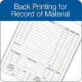 Adams Job Work Order Book, 3-Part Carbonless, White/Canary/White, 5-9/16 x 8-7/16 Inches, 33 Sets (T5868)