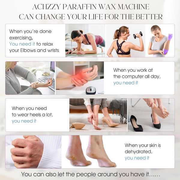Paraffin Wax Machine for Hands and Feet, 4000Ml Paraffin Bath, Paraffin Wax Warmer with Refills, Nourishing and Moisturizing, Professional-Grade