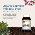 Garden of Life Once Daily Whole Food Multivitamin for Men, Organic Mens Vitamins & Minerals, Vitamin C, Zinc, Vegan, for Health & Well-Being, 60