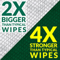 Simple Green Professional Grade Heavy-Duty Cleaning and Degreasing Towels, All-Purpose Cleaning Wipes, 75 Count (Pack of 2)