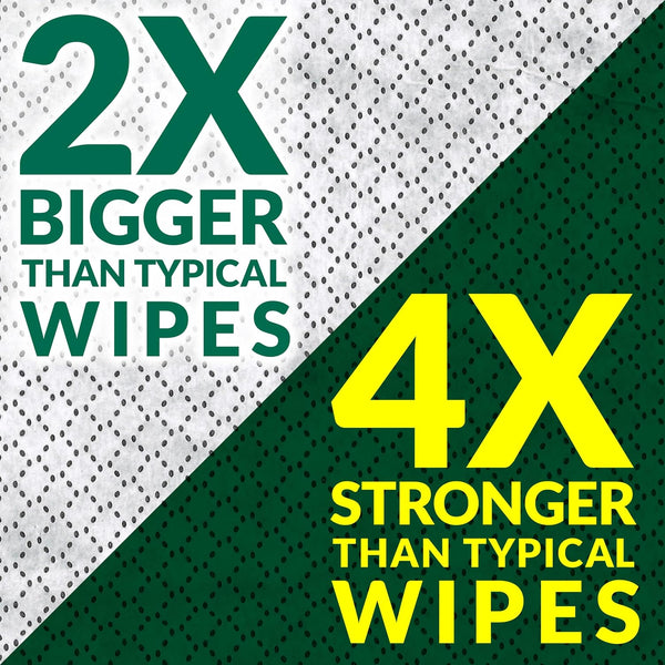 Simple Green Professional Grade Heavy-Duty Cleaning and Degreasing Towels, All-Purpose Cleaning Wipes, 75 Count (Pack of 2)