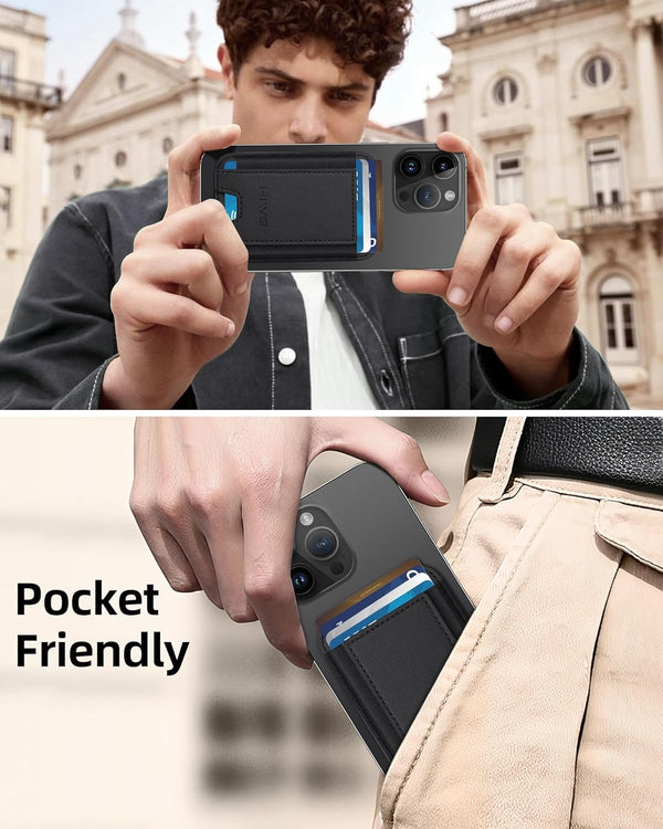 For Magsafe Wallet, Strongest Magnetic Wallet for Iphone 16/15/14/13/12 Series, 7 Cards Holder, Magnetic Phone Wallet, Leather Minimalist Slim