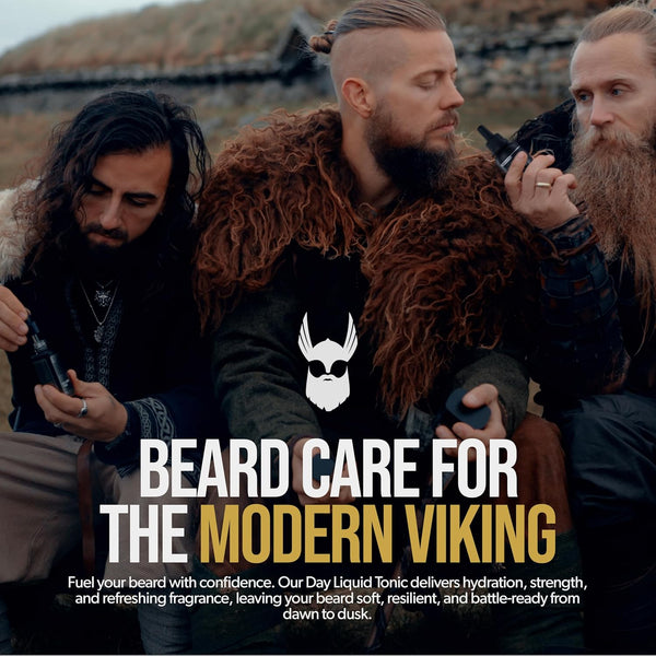 The Beard Struggle - Day Liquid Tonic Beard Oil - Silver Collection (Alfheim'S Forests) - Beard Oil for Men - Moisturize, Softens Hair, Reduces