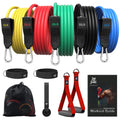 BOB AND BRAD Resistance Bands Set, Stackable Up to 125-150 lbs Workout Bands with Handles, Door Anchor & Ankle Straps - Heavy Duty Exercise Bands