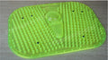 Reflexology Foot Massage Mat Stimulates Blood Circulation Acupressure Feet Massager Plate Board with Magnet (3. Rounded Rectangle Mat)