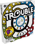 Hasbro Gaming Trouble Board Game, Includes Bonus Power Die and Shield, Family Game for 2-4 Players, Ages 5 and Up (Amazon Exclusive)