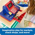 Learning Resources Pretend & Play Teaching Cash Register, 73 Piece Set, Ages 3+, Talking Register, Counting Activities, Money Management