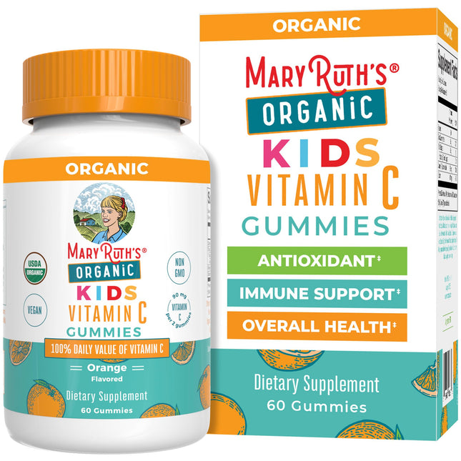 Maryruth Organics Kids Vitamin C Gummies | Supplement for Immune Support & Overa
