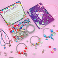 Charm Bracelet/Jewelry Making Kits for Kids Girls,Unicorn Birthday Gifts,Arts Crafts Toys for 5 6 7 8 9 12 Years Old Girls Small