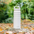 GRANDTIES 2 Lids Sports Stainless Steel Water Bottles – Wide Mouth Vacuum Insulated Reusable Leak Proof BPA-Free Travel Metal Canteen, Thermal