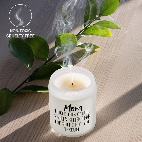 Gifts for Mom from Daughter Son, Mothers Day Birthday Christmas Thanksgiving Gifts for Mom, Stepmother Adoptive Mother, Lavender Scented Candle