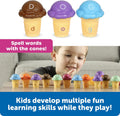 Learning Resources Mini Letter Scoops,Preschool Learning Toys, Stacking Toys, Montessori Toys,Kids Easter Gifts, Ages 3+, 52 Pieces