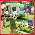 Shooting Games Toys for Nerf Gun Party, Shooting Targets with Toy Guns 10 Foam Darts Kids Outdoor Indoor Toys for Birthday Easter Xmas Gifts for 4