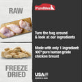 Purebites Chicken Freeze Dried Dog Treats, 1 Ingredient, Made in USA, 6.2Oz