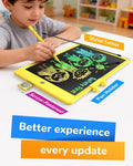 KOKODI LCD Writing Tablet, 10 Inch Colorful Toddler Doodle Board Drawing Tablet, Erasable Reusable Electronic Drawing Pads, Educational and