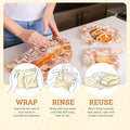 Bee'S Wrap Vegan Beeswax Wraps for Food - Assorted 7 Pack (2S, 2M, 2L, & 1 Bread) Made in USA Reusable & Organic Food Wraps & Bowl Covers -