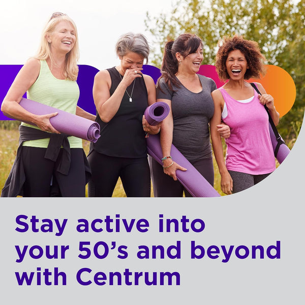 Centrum Silver Women'S Multivitamin for Women 50 Plus, Multivitamin/Multimineral Supplement with Vitamin D3, B Vitamins, Non-Gmo Ingredients,