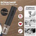 Electric Wine Opener, Automatic Corkscrew with Foil Cutter, Cool Home Kitchen Gadget, Wine Accessory for Wine Lovers, House Warming Gift, Party