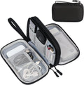 FYY Travel Cable Organizer Pouch Electronic Accessories Carry Case Portable Waterproof Double Layers All-In-One Storage Bag for Cord, Charger,