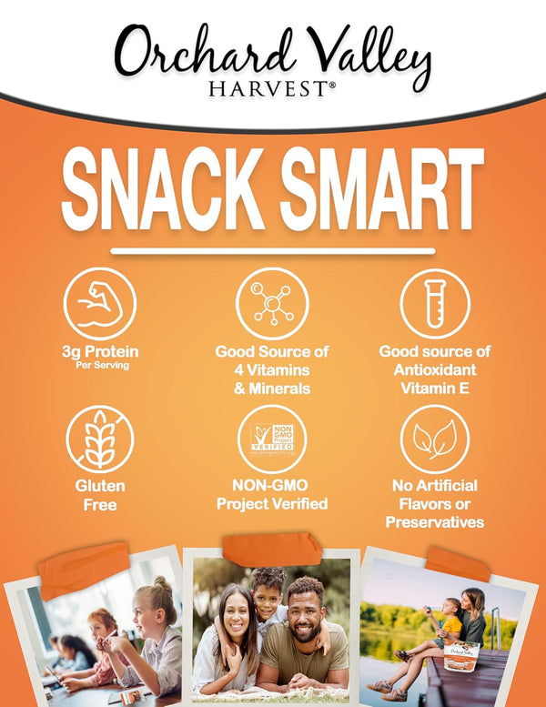 Orchard Valley Harvest Antioxidant Mix, 1 Ounce Bags (Pack of 15), Almonds, Cranberries, Blueberries, Cashews, and Pepitas, Non-GMO, No Artificial