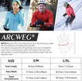 Arcweg Running Gloves Winter Thermal Anti-Slip Touchscreen Gloves Fleece Lining Gloves Men Women for Walking Cycling Driving Black Small-Medium