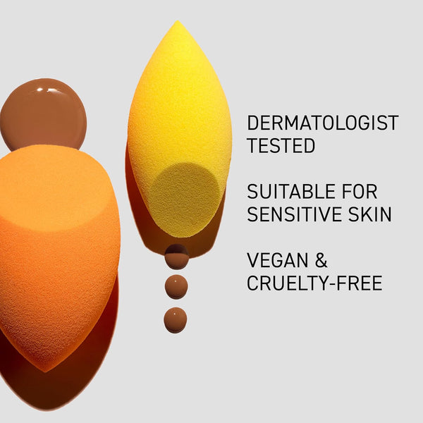 Real Techniques Miracle Complexion Makeup Sponge & Concealer Sponge Duo Miracle Complexion & Concealer Sponge, 2 Count