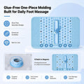 Yinyang Balance Foot Massage Mat 2 Pack, Tai Ji Bagua Pattern with Magnetic Therapy, Custom Color Acupressure Reflexology Mat for Daily