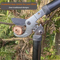 Loppers for Tree Trimming, Sharp Steel Blade Branch Cutter Bush and Tree Trimmer with 1.3" Clean Cut, Garden Clippers with Gear Action,
