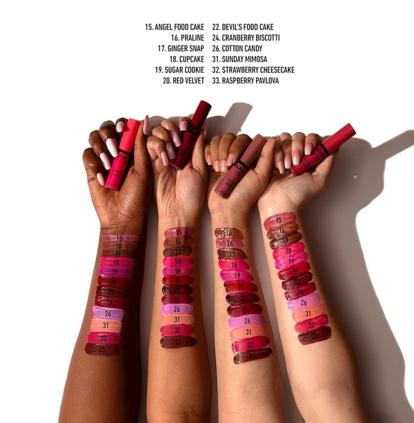 NYX PROFESSIONAL MAKEUP Butter Gloss, Non-Sticky Lip Gloss - Pack of 3 (Angel Food Cake, Creme Brulee, Madeleine)