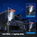 APONUO Solar Flag Pole Light,Solar Powered Flagpole Lights Pole Mount Upgraded Solar Flagpole Lights Outdoor Dusk to Dawn 2 Lighting Mode for