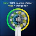 Oral B Cross Action Electric Toothbrush Replacement Brush Heads Refill, 4Count 4 Count (Pack of 1)