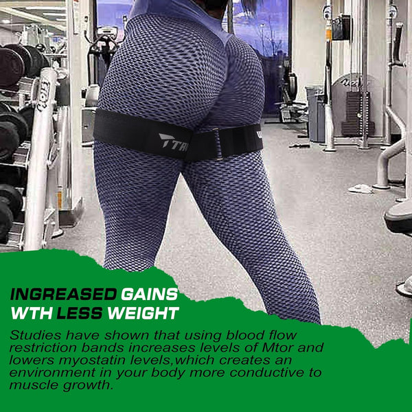 Occlusion Bands for Women Glutes & Hip Building, Blood Flow Restriction Bands BFR Bundle Booty Bands, Best Fabric Resistance Bands for Exercising