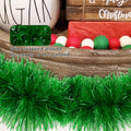 50 Feet Christmas Tinsel Garlands,Green Garland Christmas Decorations,Artificial Pine Garland Decorations for Holiday Wedding Party