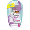 BIC Soleil Glow Razors, 3 Count Silver 3 Count (Pack of 1)