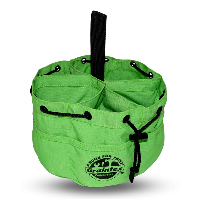 Graintex 18 Pockets Grab Bag Rip-stop Canvas Drawstring Closure, Small Part Organizer Pouch, Small Tools, Screws, Parts,