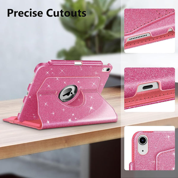 Fintie Rotating Case for iPad (A16) 11th Gen 11-inch, iPad 10th Gen 10.9" | 360° Swivel Stand, Portrait & Landscape Viewing, Shockproof Cover with