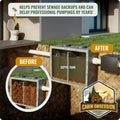Septic Tank Treatment - 1 Year Supply of Septic Safe Dissolvable Easy Flush Live Bacteria Packets (12 Count) - Best Way to Prevent Expensive
