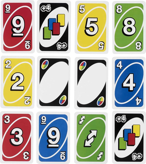 Mattel Games Giant UNO Card Game for Kid, Adult & Families, Color Blind Accessible & Customizable Large Deck Classic