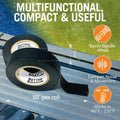 Better Boat Wire Harness Tape 5-Pack (250ft) - Cloth Electrical Tape Automotive & Marine Grade, Noise Dampening Wire Loom, Heat Resistant to 250F,
