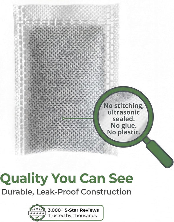 Green Piece Distiller Filters – Activated Charcoal Carbon Sachets (Made in USA) Odor & VOC Absorbing, Compatible with Megahome & Countertop Water